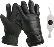 [Jiimhte] USB Heated Gloves,Heated Ski Gloves - Touchscreen Warm Gloves for Outdoors Hunting Fishing, Heated Work Gloves, Hand Warmer for Women Men
