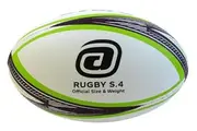 Avaro Club / Match Rugby Union Ball - Purple / Green - Size 4