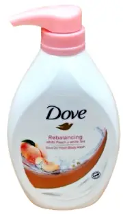 Dove Rebalancing Go Fresh Body Wash white Peach and white Tea 550 g Prebiotics