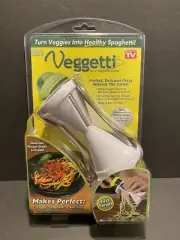 Veggetti Spiral Vegetable Slicer Cutter Makes Veggie Pasta New As Seen On TV NEW