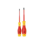 SP Tools 2Pcs VDE Insulated Electrical Screwdriver Set - Chrome Vanadium Steel