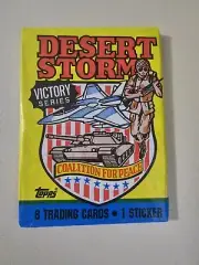 1991 Topps Desert Storm Trading Cards Unopened Wax Packs - Victory Series - NEW