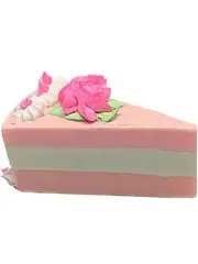 Planet Yum Pretty in Pink Natural Soap 1x Cake Slice 120g