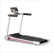 Electric Motorised Treadmill Intelligent al Folding Treadmill-Electric Folding Exercise Machine 4 Layers Non-Slip Track Portable Treadmill Home Treadmill