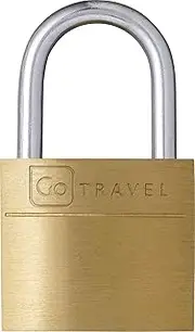 [Go Travel] Go-Travel Luggage Lock 2 Pieces Set, Brass, 20 mm