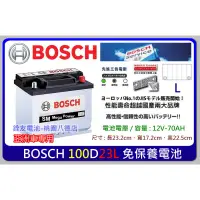 在飛比找蝦皮購物優惠-+桃園電池+銓友電池 德國 BOSCH 100D23L 銀合