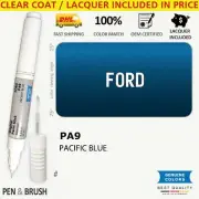 PA9 Touch Up Paint for Ford Blue # PACIFIC BLUE Pen Stick Scratch Chip Fix Brush