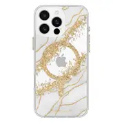 Case-Mate Karat MagSafe Phone Case For iPhone 16 Pro Max White/Gunmetal Grey