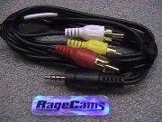 3.5MM-3 WAY VIDEO INPUT CAMERA PLUG CORD ADAPTER for GPS Maestro Magellan 1700