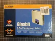 Linksys Switch (EG008W) 8-Port Workgroup Switch SEALED IN BOX