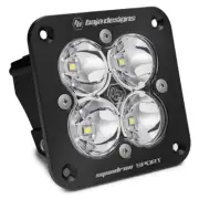 Baja Designs Squadron Sport Black Flush Mount LED Light Pod - Clear 551006