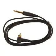 Tattoo Power Supply Silicone Right Angle RCA Clip Cord 1/4" Photo Plugs 6ft