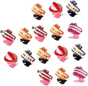 CORHAD 16Pcs Wind Up Chattering Teeth Funny Clockwork Walking Teeth for Engaging for Parties and Education for Boys