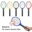 Plastic Electric Fly Insect Racket 5 Colors Swatter Bug Zapper Killer Outdoor