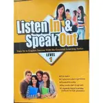 LISTEN IN & SPEAK OUT LEVEL 1(書+CD) ISBN：9789866990519