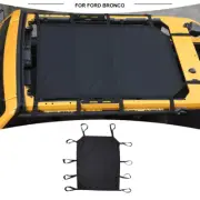 Sunshade Mesh Shade Top Roof UV Sun Protection Bikini for Ford Bronco 2021-2024