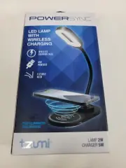 LED Desk Lamp with Fast Wireless Charger USB Charging Port Office Study Lamp