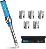 Spoke Torque Wrench Set, 2-10 NM Spanner Kit for Bule and Silver