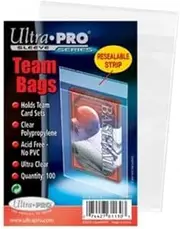 Ultra PRO - Card Sleeve - Team Bags Resealable Sleeves (PK100)