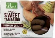 Dried Premium Thai Sweet Tamarind 1 lb - Best Brand, Delicious Fruit