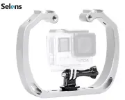 Selens Handlheld Stabilizer Underwater Dive Rig Hot Shoe For Gopro Hero 5/4/3+/3
