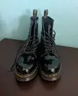 NEW Dr. Martens Boots Women's 1460 W Lamper Black Patent Leather US 9 - 41 EU