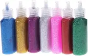 7 Pcs Set Gliter Liquid Glue Glitter Glue Clay Stereo Glue Painting Glue Gliter Glue Sparkle Glue Generic