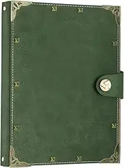 SEEHAN A5 Binder Blank Journal Leather Notebook Refillable A5 Journals for Writing Drawing 200 Pages,Vintage Sketch Book Travel Journal for Girls Womens Mens