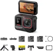 [insta360] Ace Pro 2 Ultimate Bundle -8K Waterproof Action Camera Co-Engineered with Leica, 1/1.3" Sensor, Dual AI Chip, Leading Low Light, Superior Audio, Flip Screen & AI Editing for Vlogs