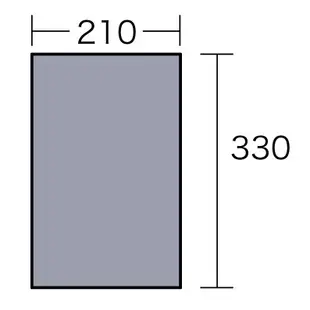 OGAWA - 220 × 340內帳用 PVC防水地布 Lodge Shelter 內帳適用 1404 防水布