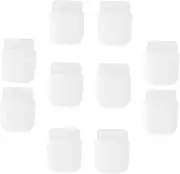 10Pcs Wall Mount Phone Storage Box Punch Remote Control Holder Organizer for Smartphones Accessories and Sundries for Bedroom Living Room and Office Use