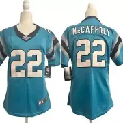 NFL Christian McCaffrey Carolina Panthers Game Blue Jersey NWT Size YTH XL