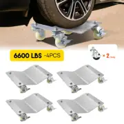 4PCs Car Wheel Dolly Dollies Vehicle Positioning Jack Go Jacks Swivel Castors