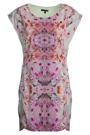 Floral Mirage Tee Dress--LAD-2D10902