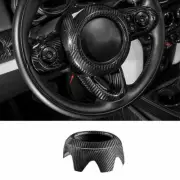 For Mini Cooper Clubman F54 Dry Carbon Fiber Steering Wheel Center Ring Decor