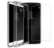 Shock Absorbing TPU Case Screen Protector Film for LG V10 H901 T-Mobile Premium
