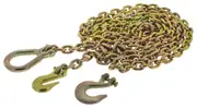 Hulk 4x4 HU1032 8000kg Recovery Drag Chain 8mm x 5m Link Lug Slip Hook Grab Hook