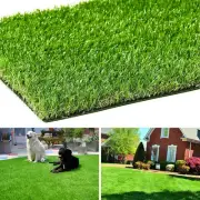 AYOHA Artificial Turf 4 Ft X 6 Ft with Drainage, 1.38 Inch Realistic Fake Grass