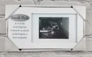 NEW Sneak Peek Malden Sonogram Ultrasound Whote Baby Frame Great Gift!