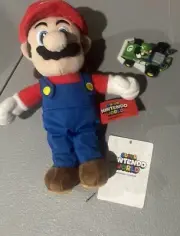 Super Nintendo World 9.6" Mario Doll Universal Studios & Luigi Mario Kart Toy