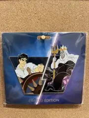 D23 Disney Heroes vs Villains 2024 WDI MOG Glendale Eric vs Ursula Pin LE 400