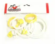 Bally Fireball Classic Pinball Machine Replacement Repair Rubber Ring Kit White