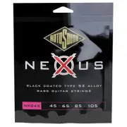 Rotosound RNXB45 Nexus Coated Bass Strings Set 45-105 Type 52 Alloy