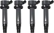 4Pcs Ignition Coil Compatible For TOYOTA BB II 1.3 1.5 2005-2016 Compatible For DAIHATSU TERIOS MATERIA SIRION YRV COPEN BEGO EXTOL 19070B1011 19070B1010