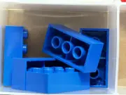 LEGO Parts - Blue Brick 2 x 4 - No 3001 - QTY 5