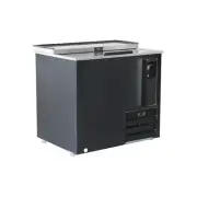 IKON IBC-36 Deep Well Flat Top Bottle Cooler w/ Sliding Lid, Bottle Opener, B...