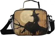 Witch Branch Moon Insulated Lunch Box for Women Men - Ideal for Work, Picnics - Includes Adjustable Shoulder Strap