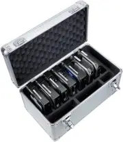 Hard Drive Case, 10-Bay Protection HDD Storage Box Suitcase, fit for 3.5"