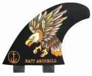 Captain Fin Matt Archbold Speed Surfboard 3 Fin Set Honeycomb FCS II FCS Medium