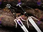 The Witcher Geralt's Sword Killer Blade Ciri Sword Pair Movie Replica W Scabbard
